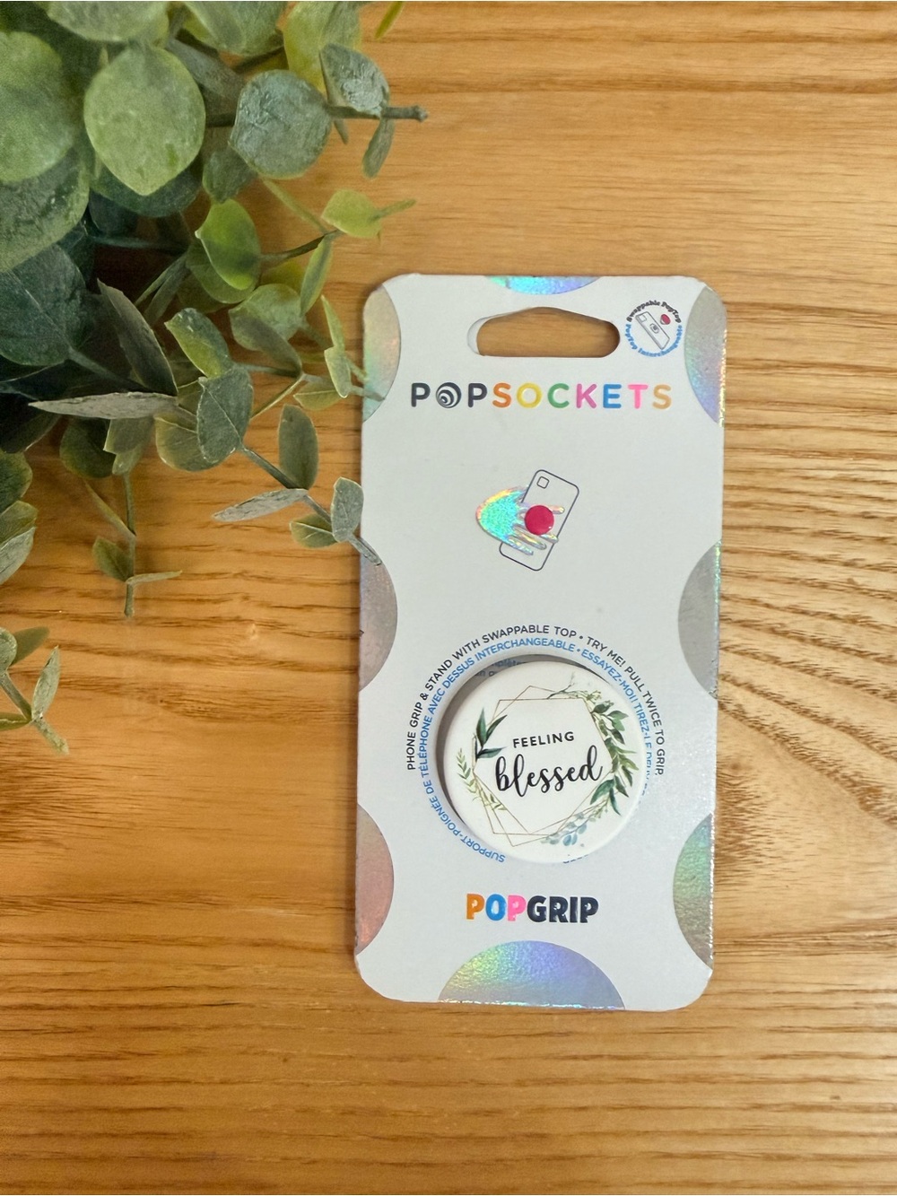 🌿10/$25 • Popsockets “Feeling Blessed” Phone Grip